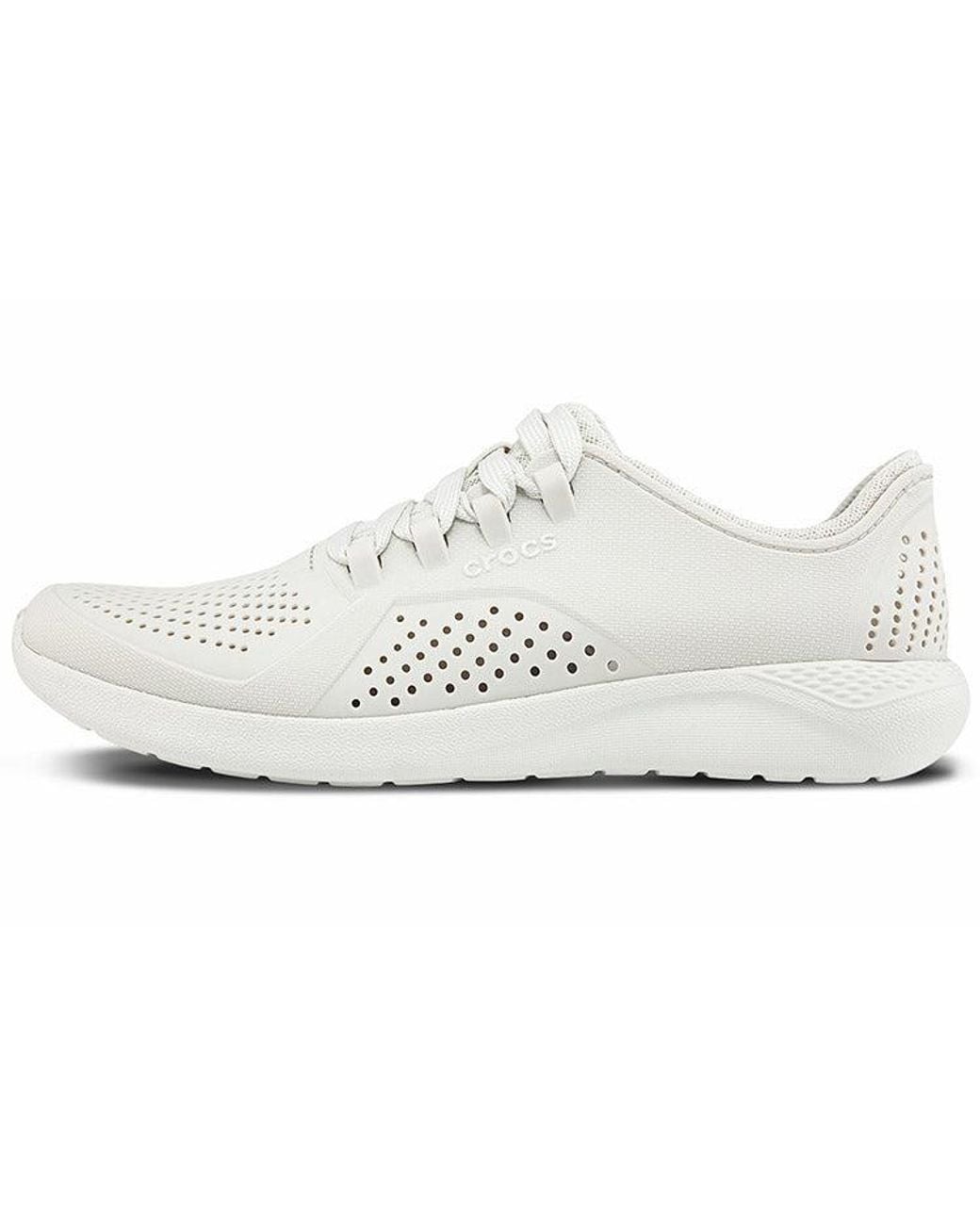 CROCSTM White Literide Shoes 'Triple Whtie' for men