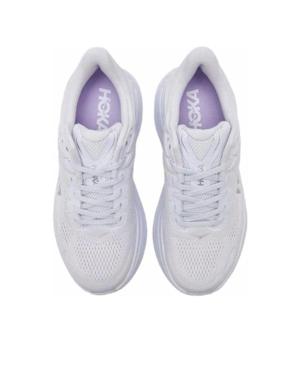 Hoka One One White (Wmns) Bondi 9 'Starlight Glow'