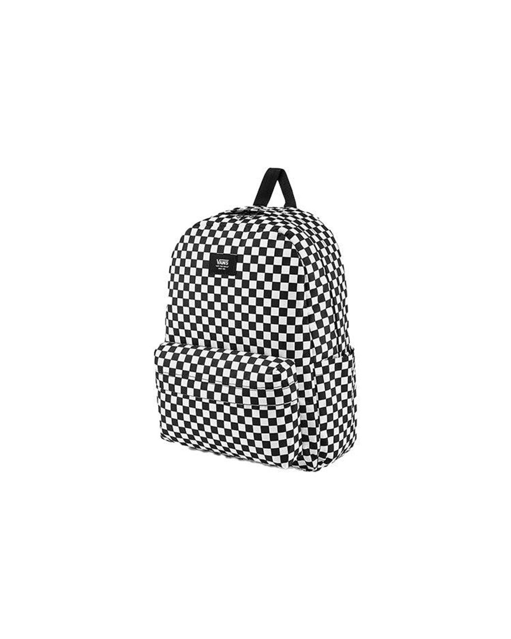 Vans Black Old Skool H2O Check Backpack