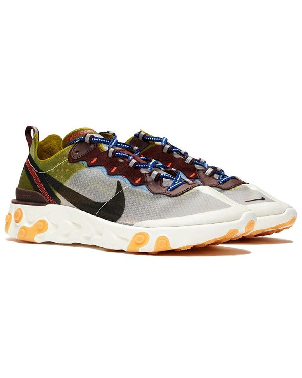 Nike Blue React Element 87 'Moss' for men