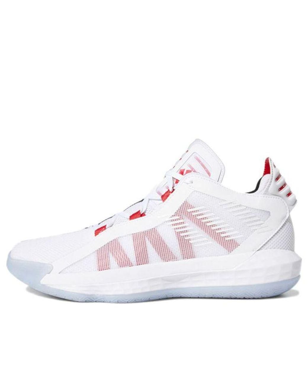 Adidas White Dame 6 'Scarlet' for men