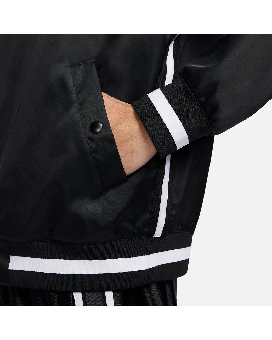 Nike Black Dna Basketball Jacket Fn2725-010 for men