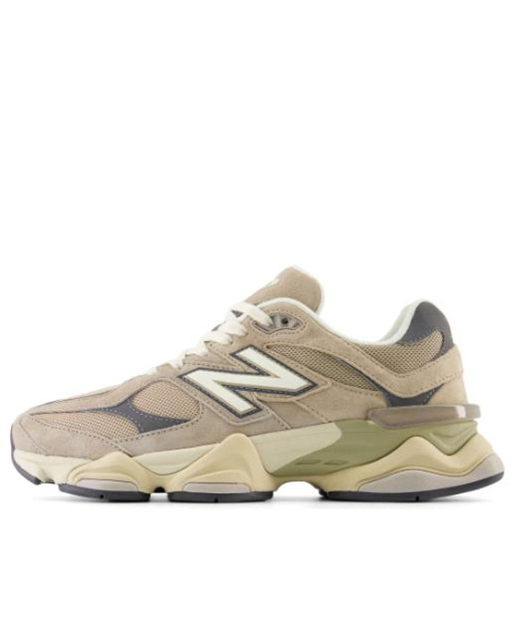 New Balance White 9060 'Driftwood Castlerock' for men