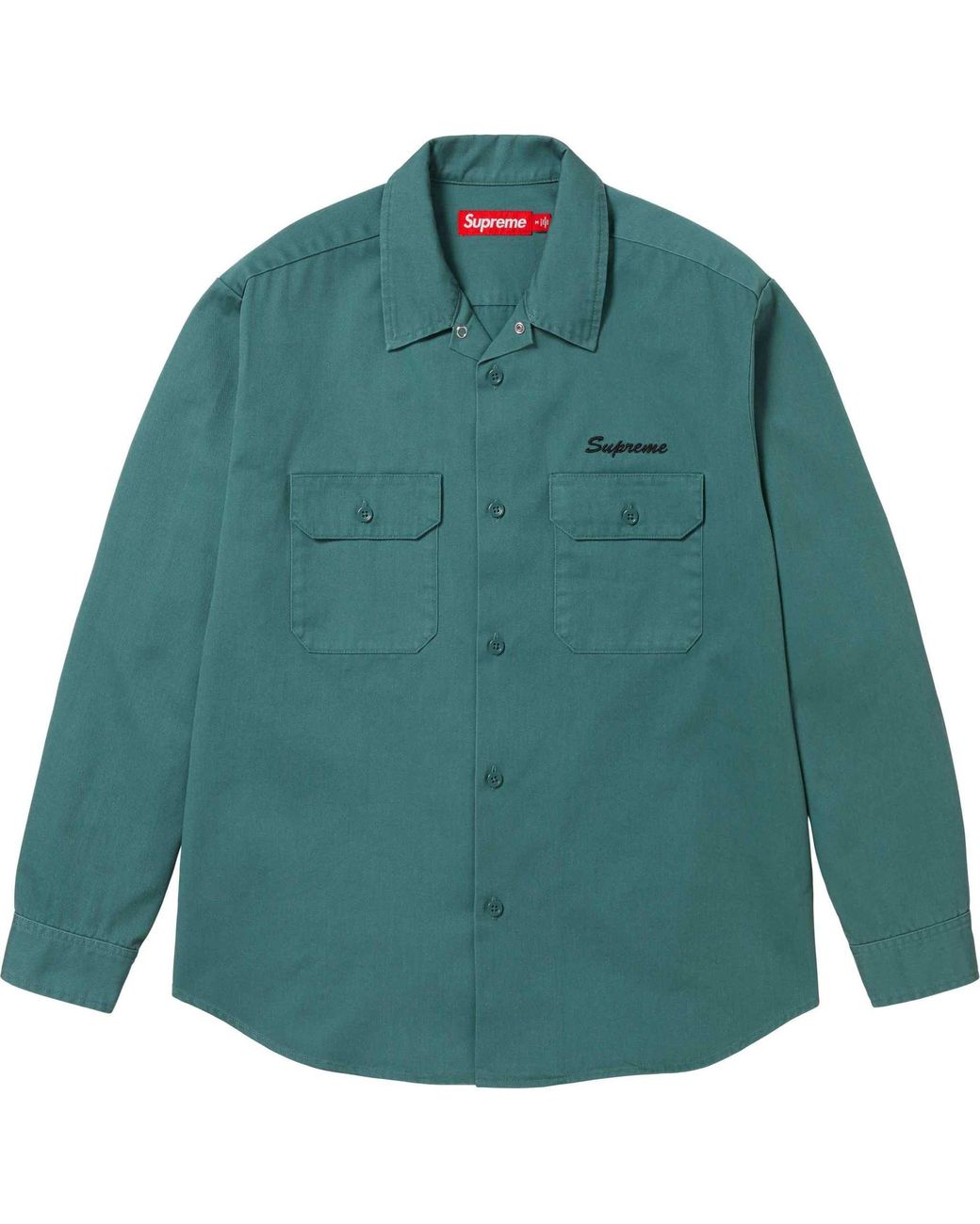 Supreme Our Lady Work Shirt in Green for Men | Lyst UK