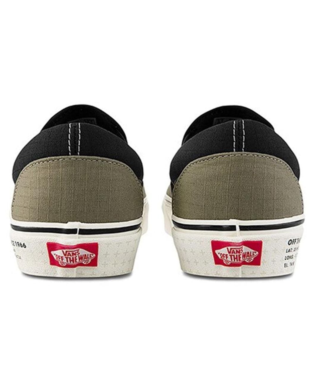 Vans Black Classic Slip-On '66 Supply for men