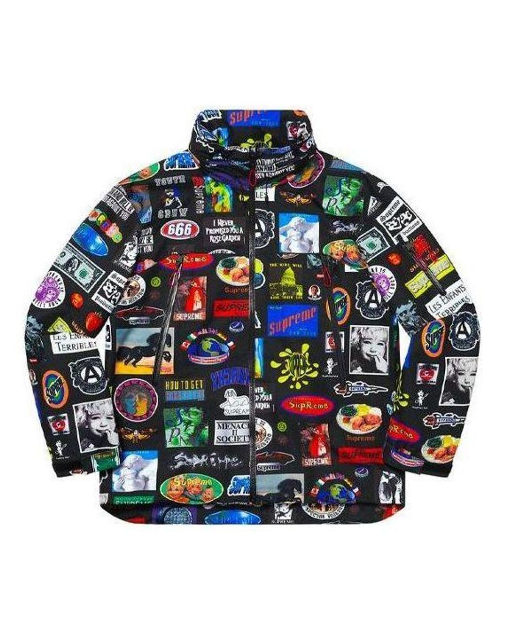 Supreme Green Gore-Tex Stickers Shell Jacket for men