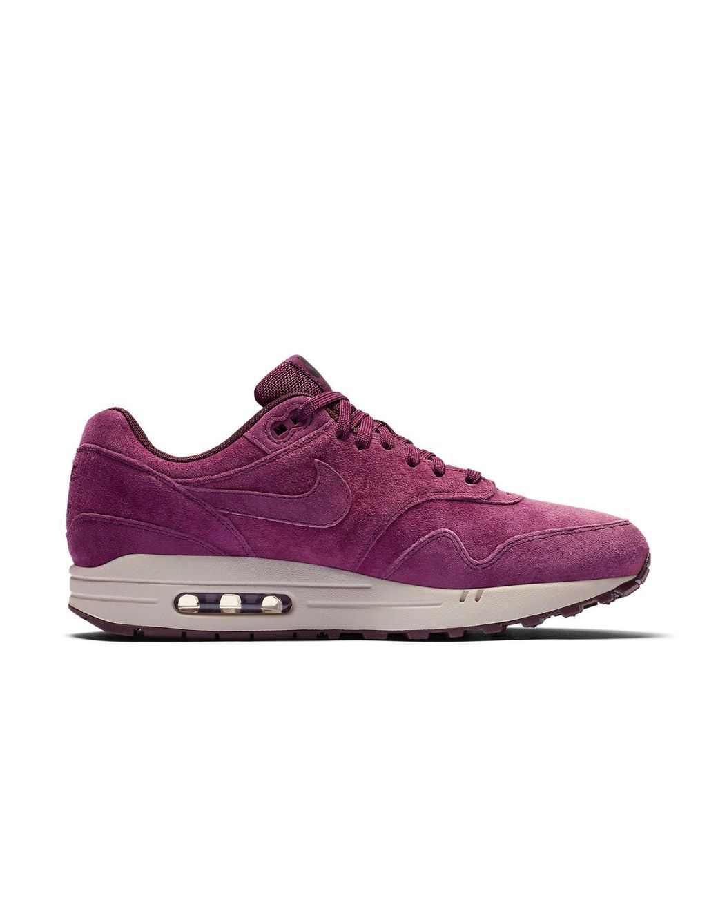 nike air max 1 premium burgundy