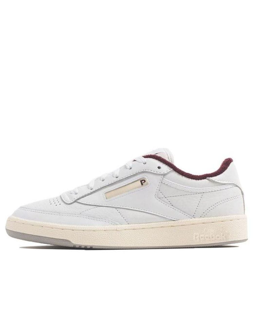 Reebok White Packer Shoes X Club C 85 'Mismatched Panels' for men