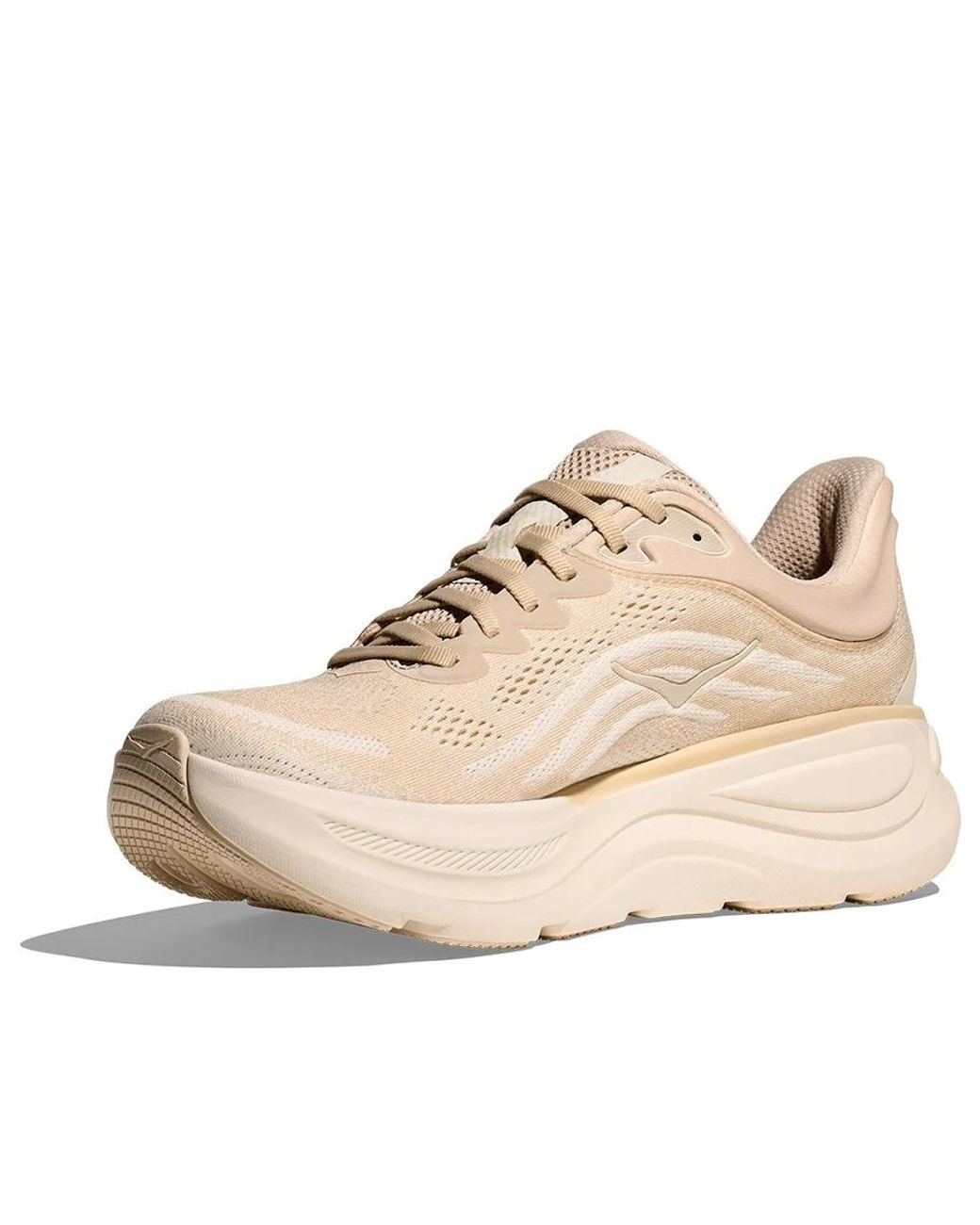 Hoka One One White Bondi 9 'Oatmeal Oatmilk' for men