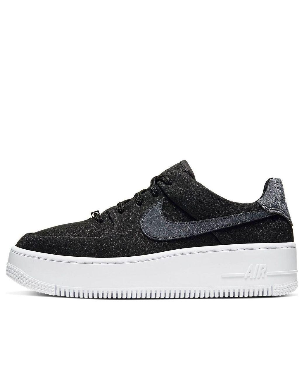 Nike Black (Wmns) Air Force 1 Sage Low Lx