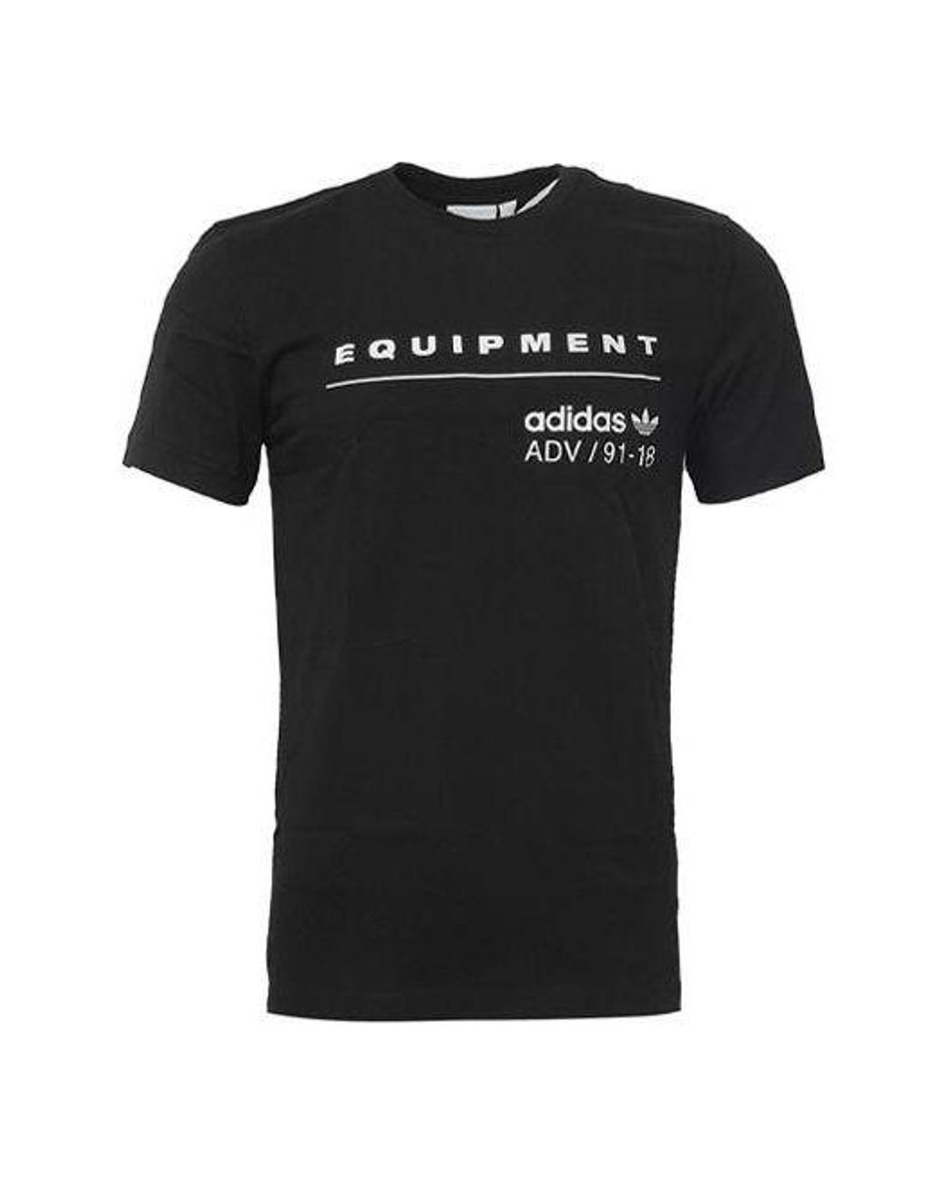adidas Adida Original Pdx Claic Tee Athleiure Caual Port Alphabet Printing  Round Neck Hort Leeve Black for Men | Lyst