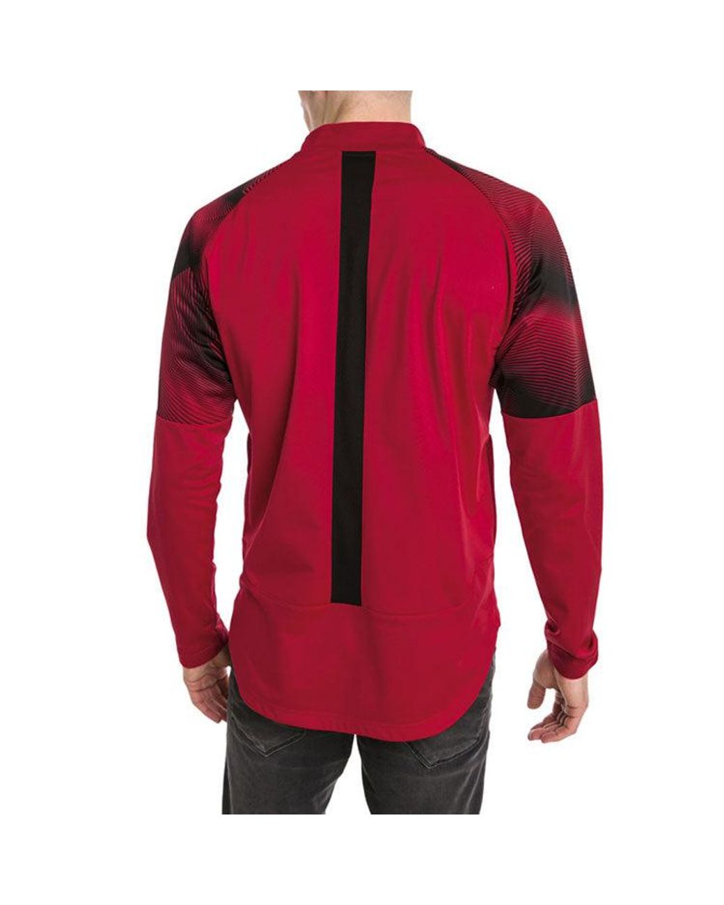 PUMA Red Jersey Ac Milan Stadium Poly Jacket for men