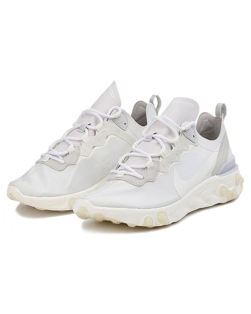Nike White React Element 55 'Platinum Tint' for men