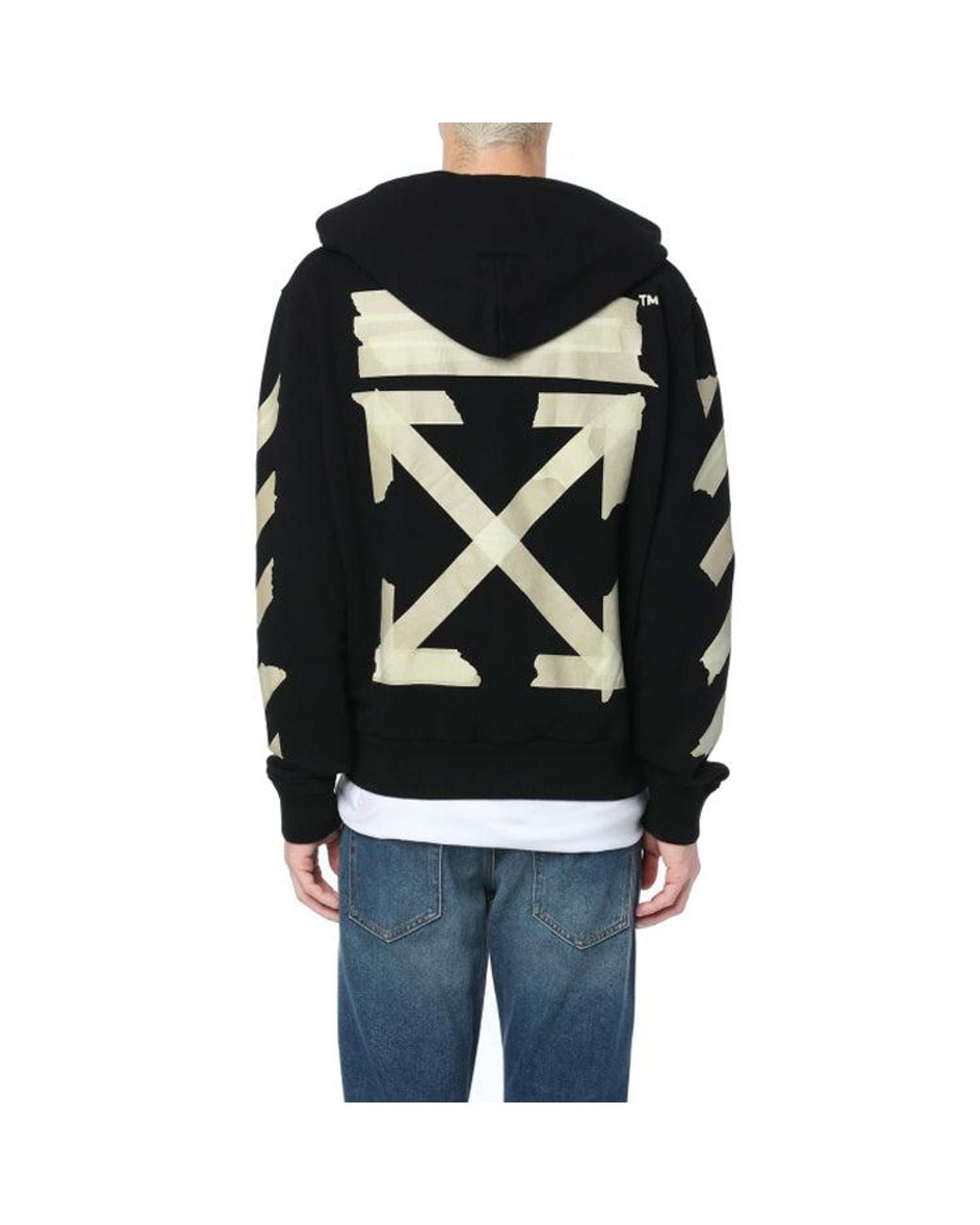 Off-White c/o Virgil Abloh Black Ss20 Arrows Sketch Sweater Tape for men