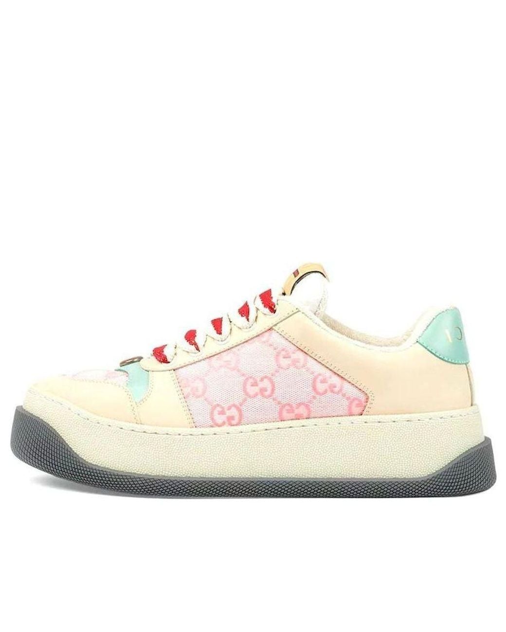 Gucci Pink (Wmns) Screener Sneaker 'Gg Monogram'