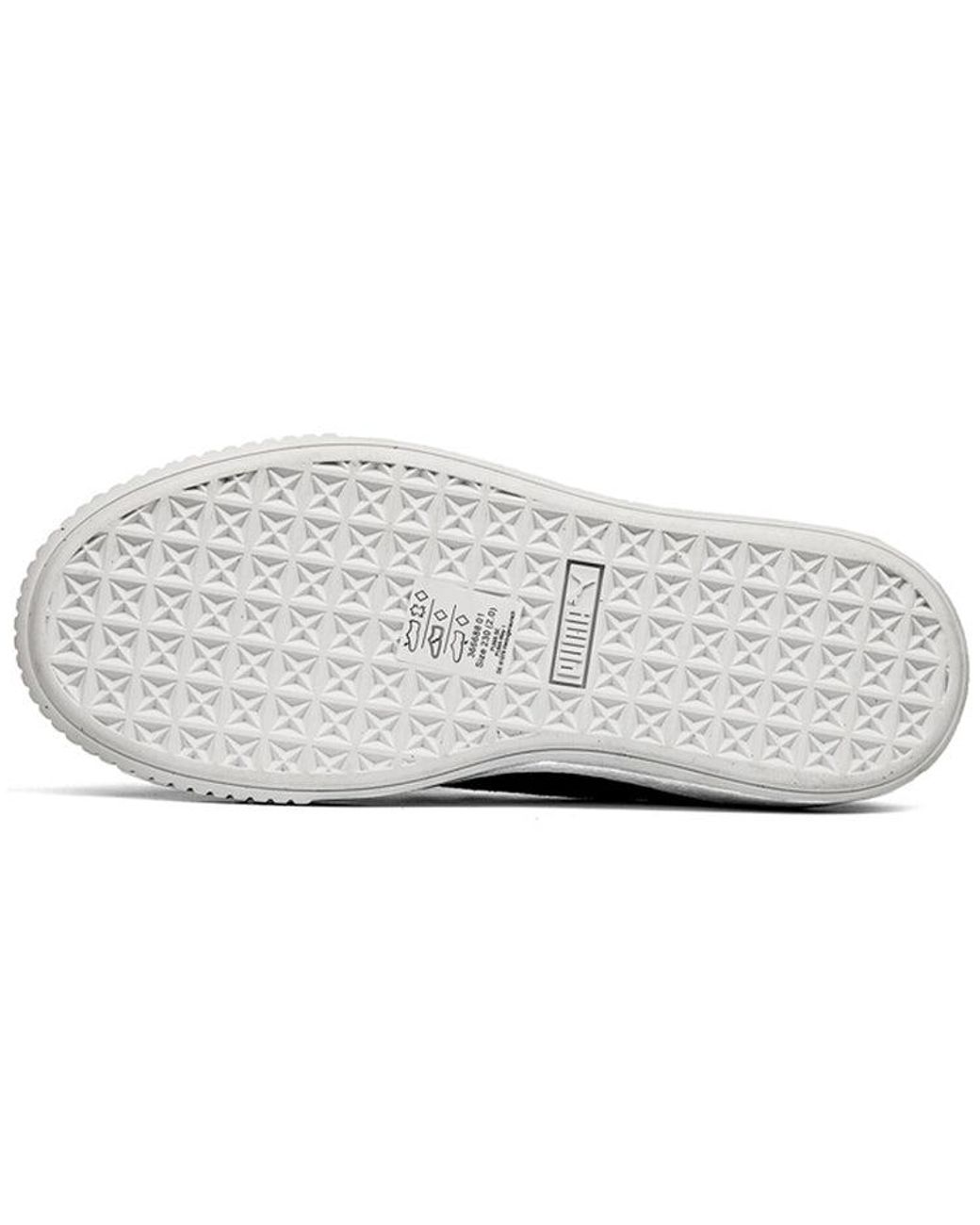 PUMA Black (Wmns) Suede Platform Bling