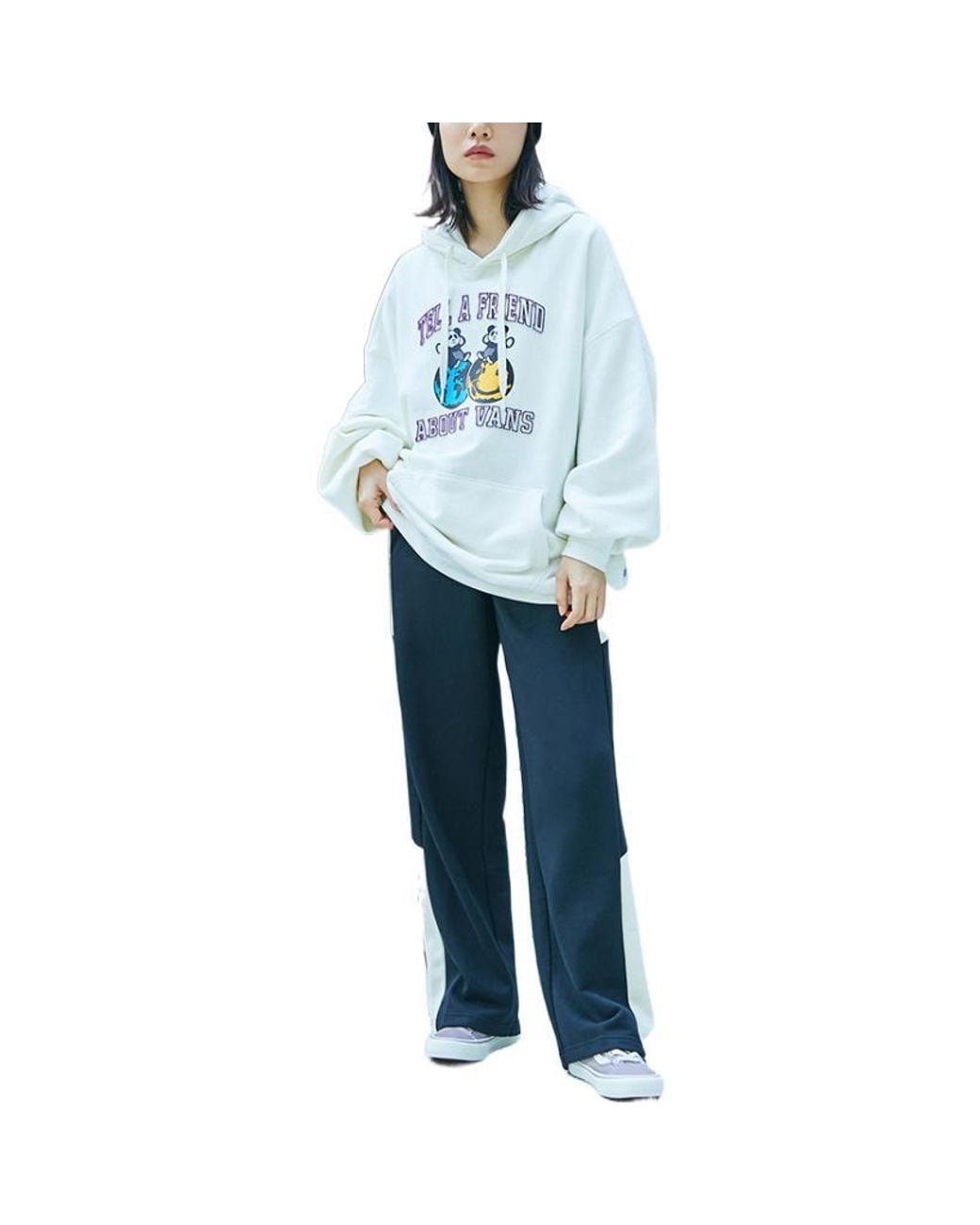 Vans White (Wmns) Panda Os Hoodie