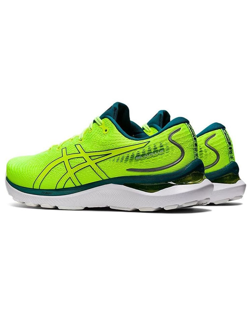 Asics Green Gel-Cumulus 24 'Safety Velvet Pine' for men
