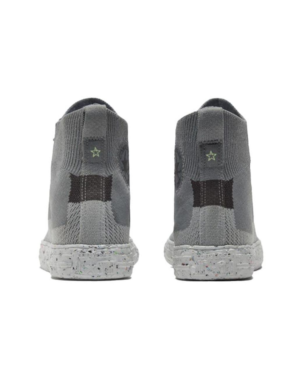 Converse Gray Chuck Taylor All Star Crater Knit High 'Limestone' for men