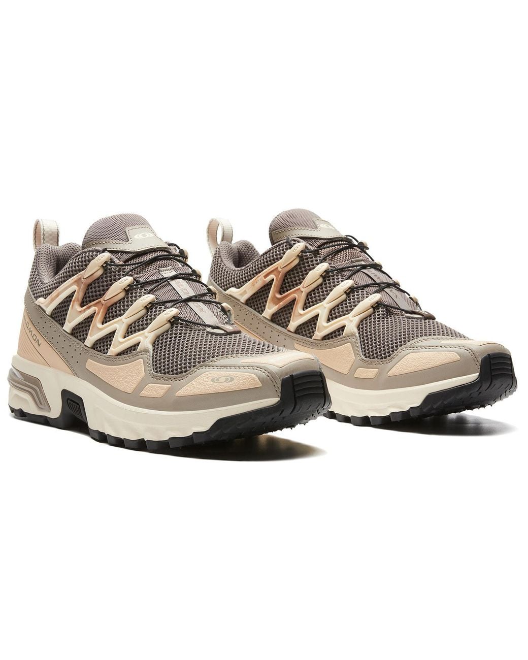 Salomon White Acg + Og Sneakers 'Falcon Shortbread Hazelnut' for men