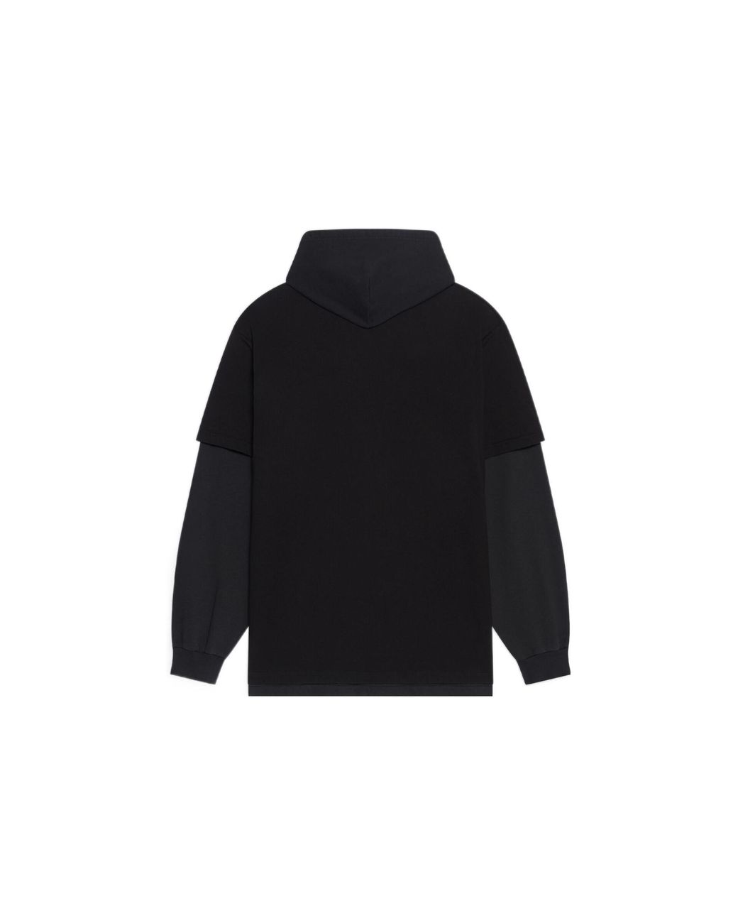 Balenciaga Blue Slime Double Long Sleeve Hooded T-Shirt for men