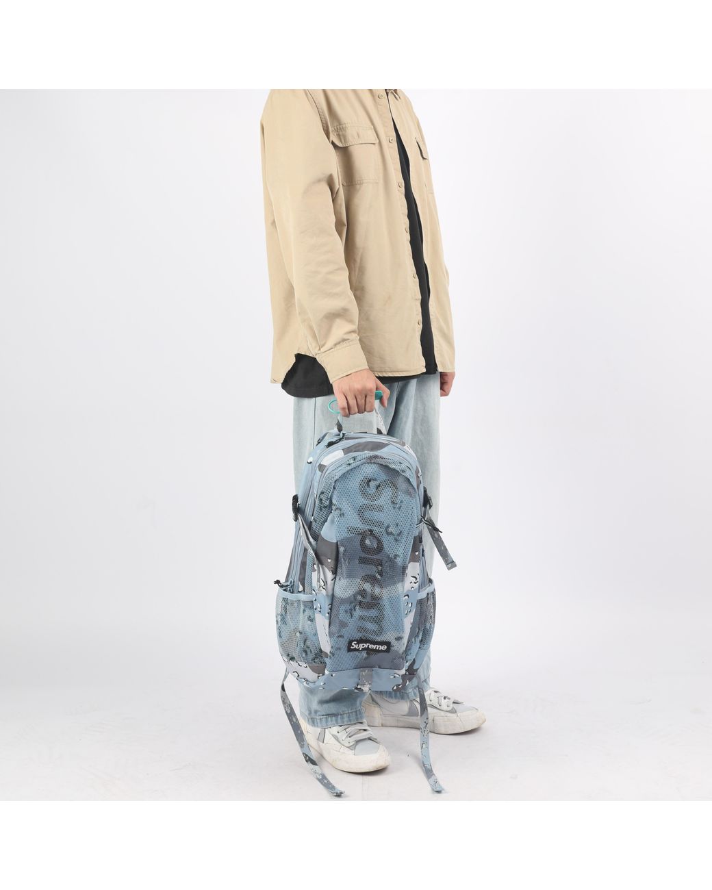Supreme Blue Backpack for men