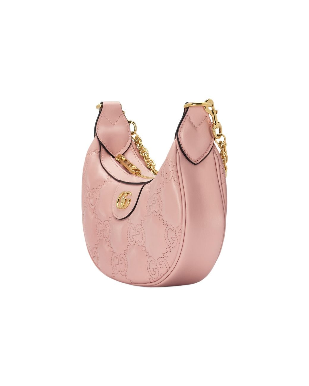 Gucci Pink GG Matelassé Mini Shoulder Bag