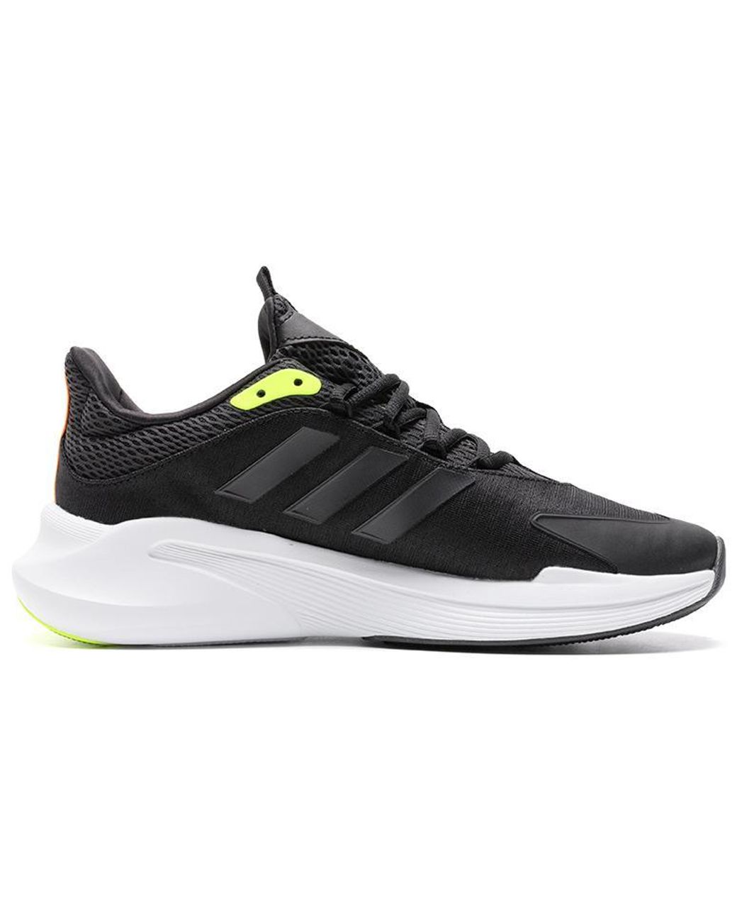 Adidas Black Alphaedge + Lucid Lemon' for men