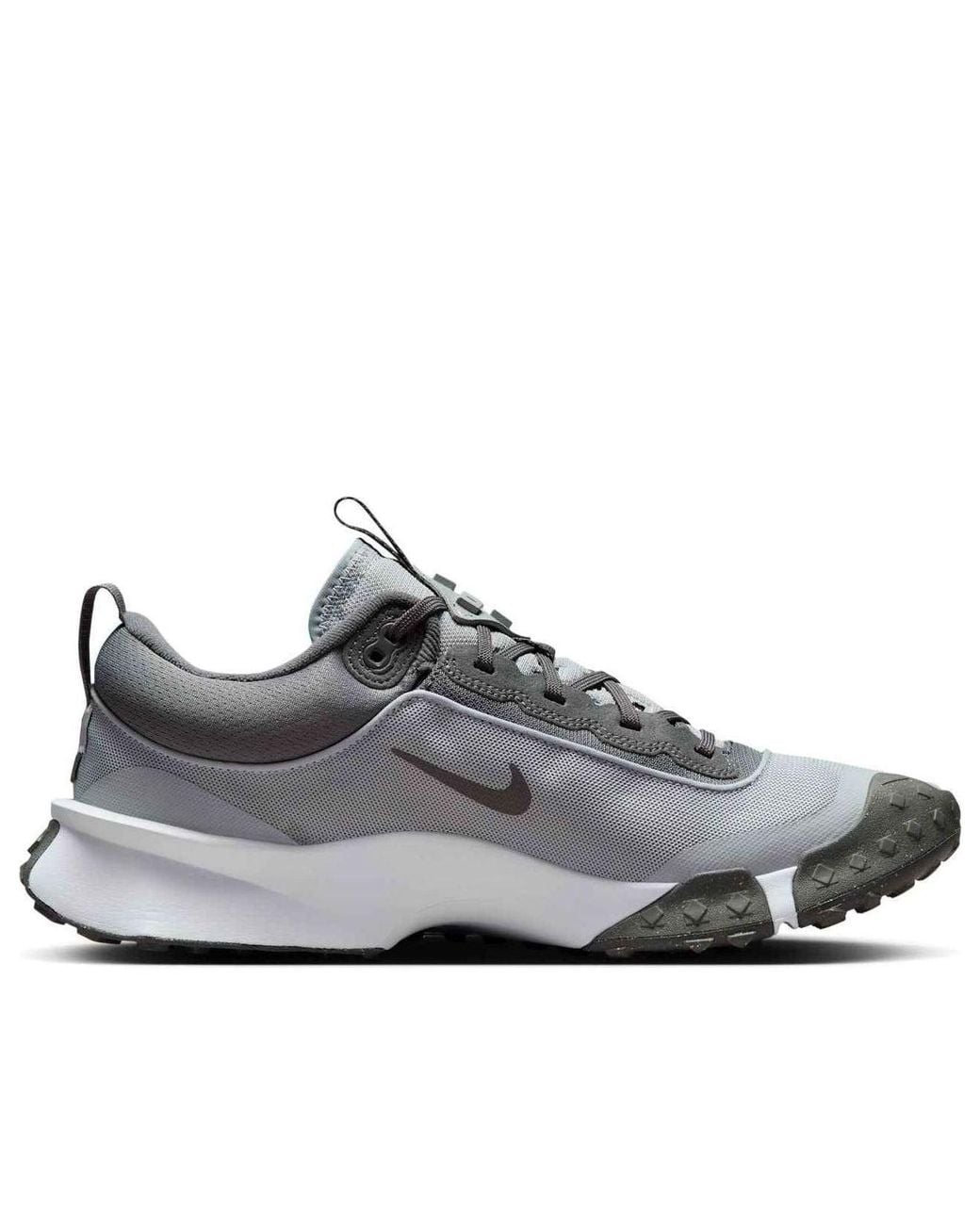 Nike Gray Air Diamond Varsity Turf Baseball Shoes for men
