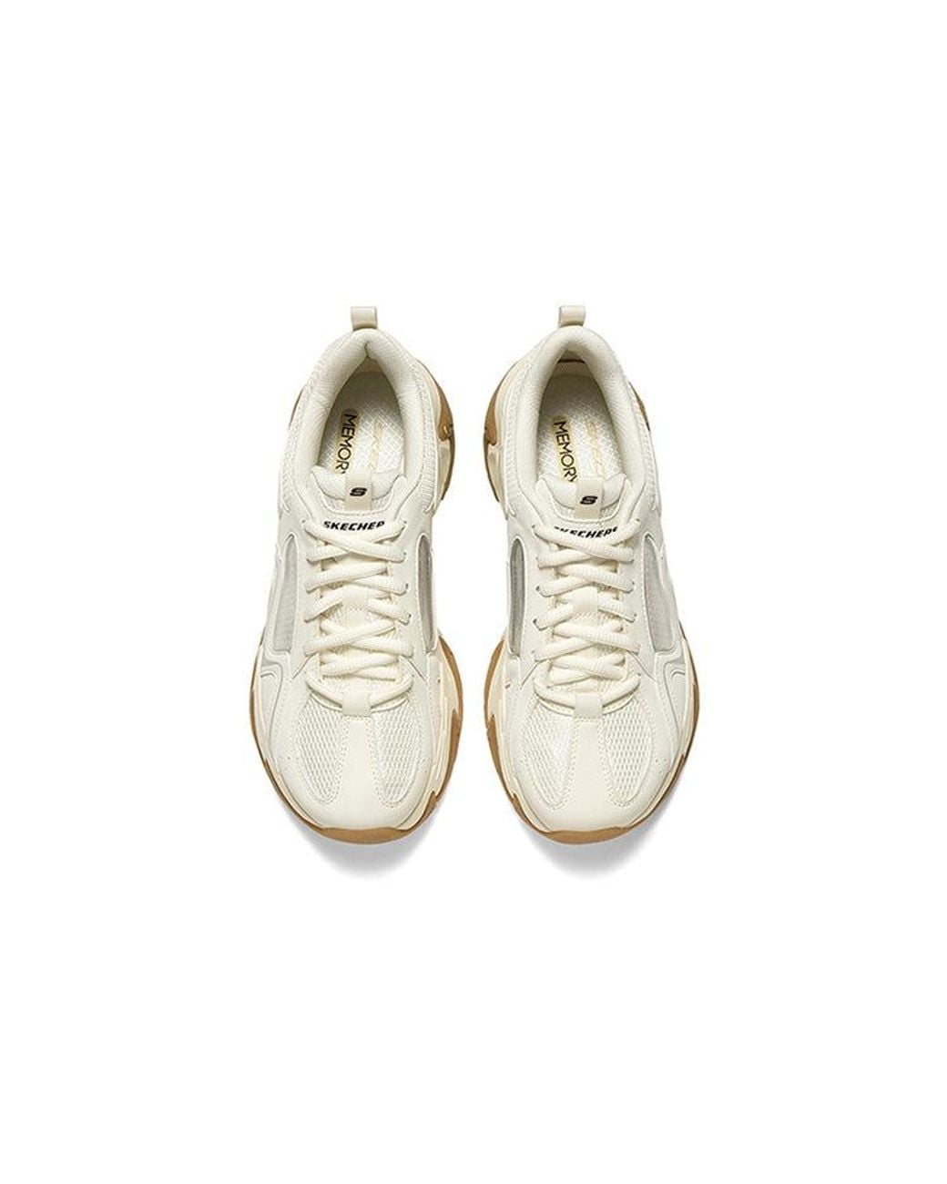 Skechers White (Wmns) Stamina V3 Shoes Tan'