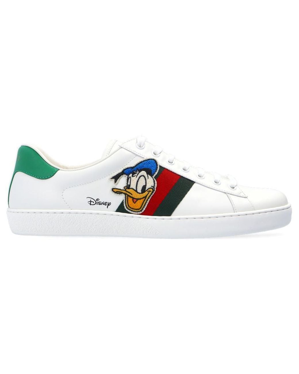Gucci White Disney X Ace Donald Duck' for men