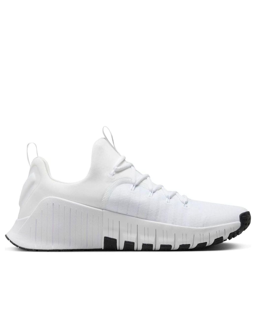 Nike White Free Metcon 6 Workout Shoes for men