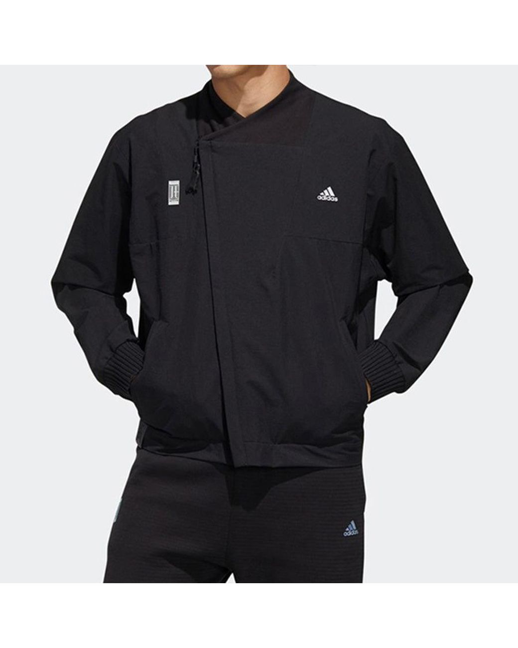 Adidas Blue Wuji Bomber Jacket for men