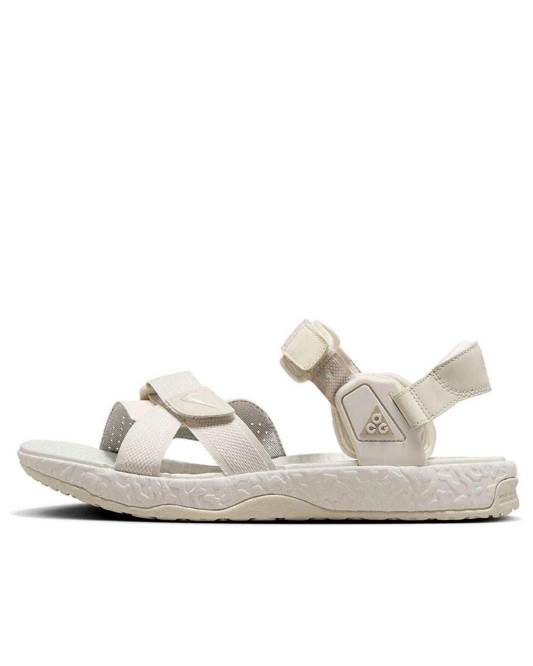 Nike White Acg Air Deschutz+ Sandals Khaki Light' for men