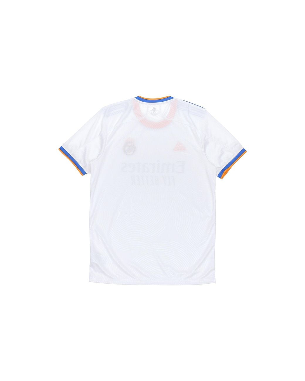 Adidas Blue Real Madrid 21-22 Season Sw Fan Edition Home Alphabet Logo Stripe Sports Short Sleeve Soccer/Football Jersey for men