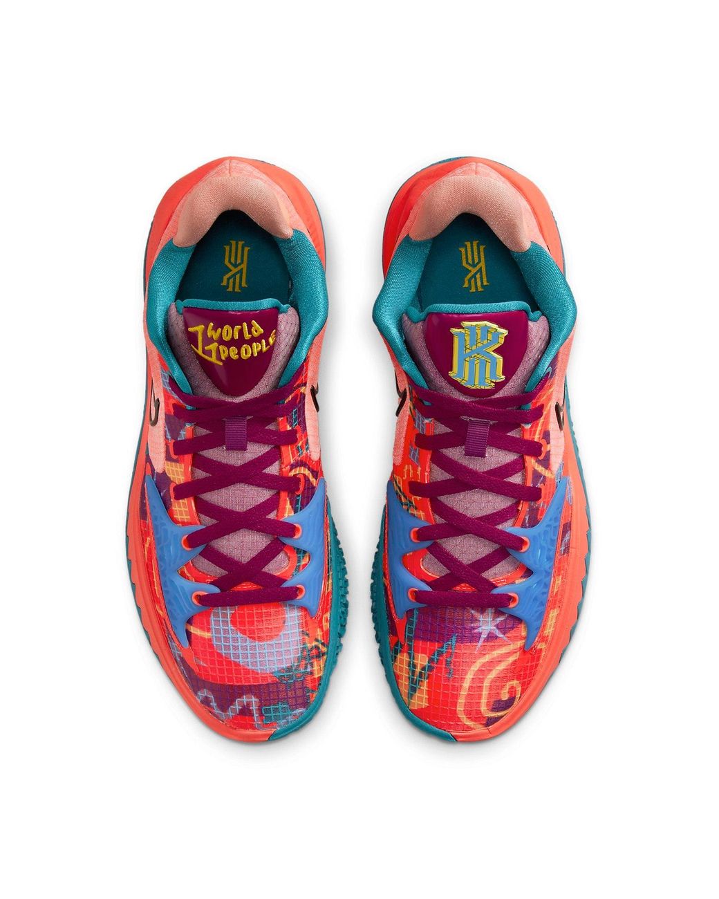 Nike Red Kyrie Low 4 '1 World 1 People' for men