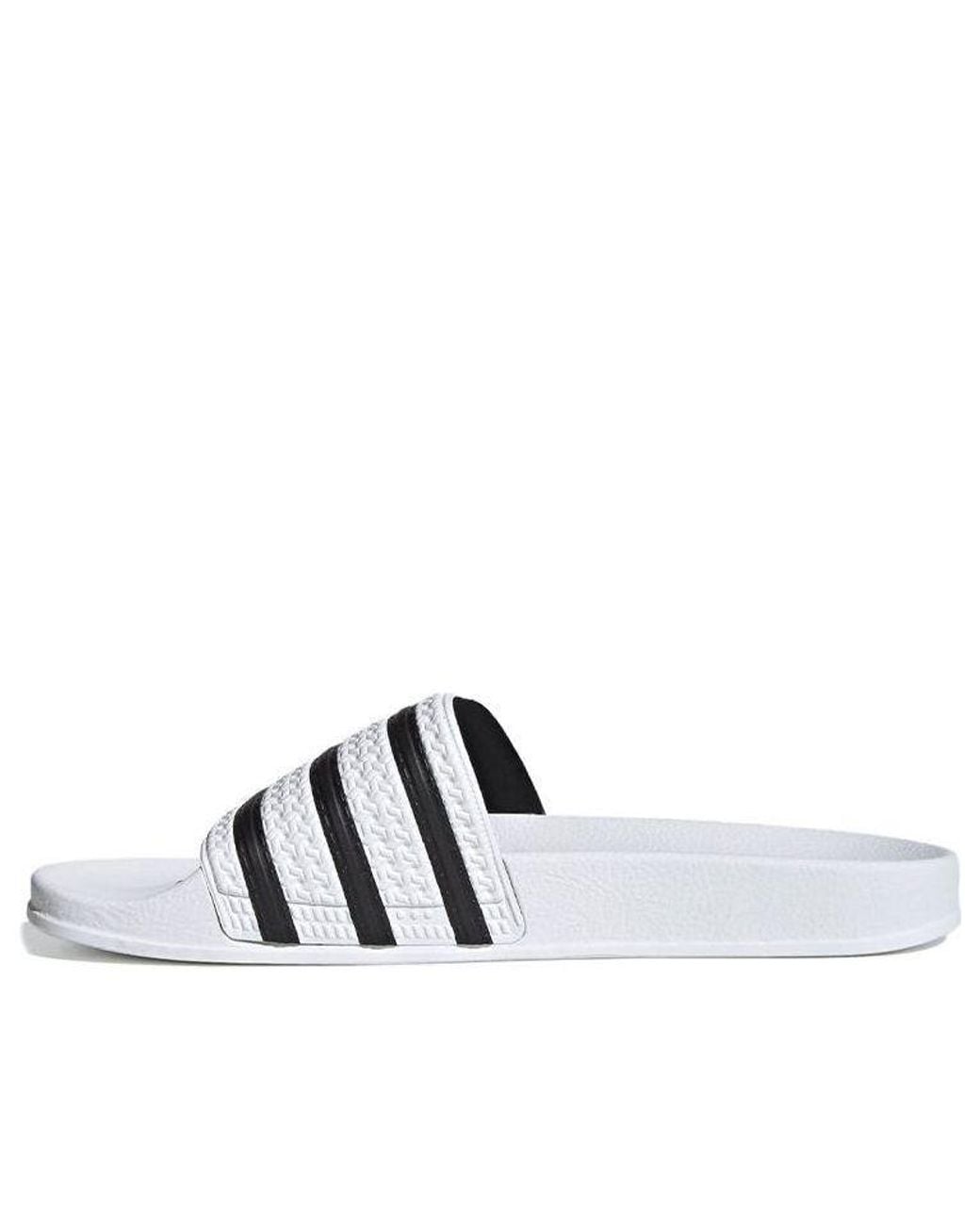 Adidas White Adilette Slide for men