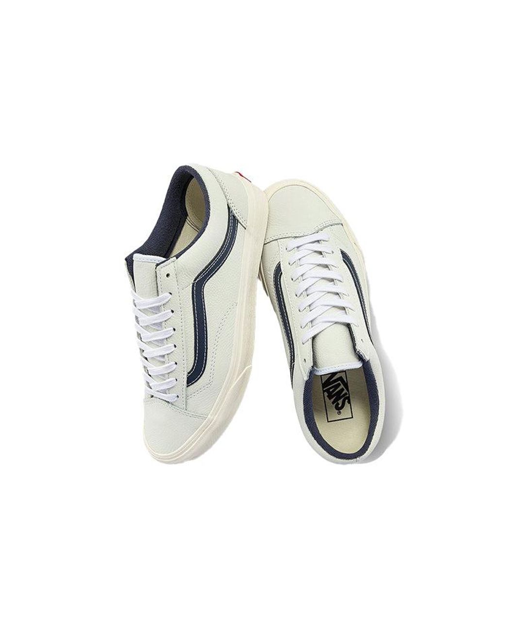 Vans White Style 36 Low Tops Skateboarding Shoes Contrasting Colors for men
