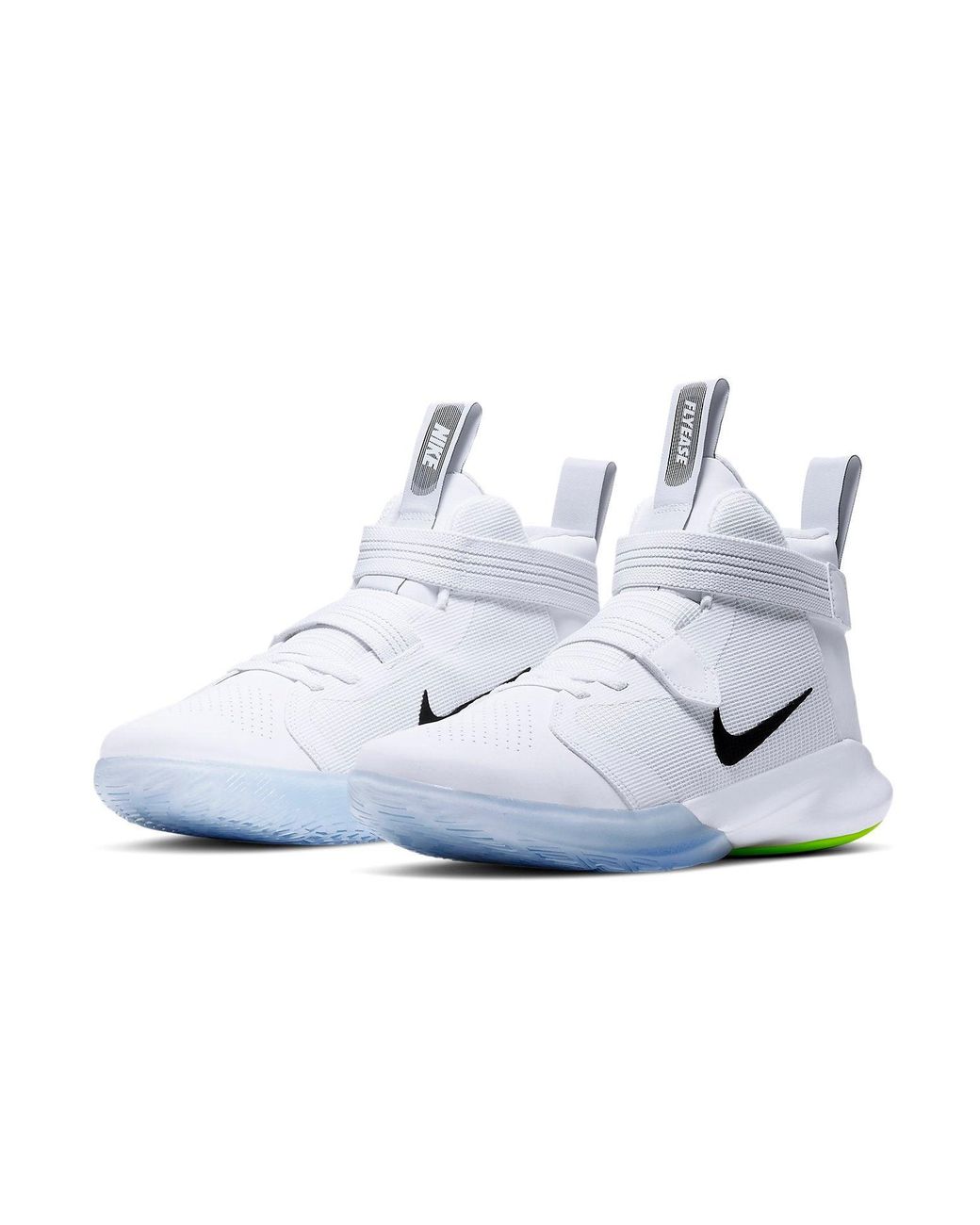Nike White Precision 3 Flyease 4E Volt' for men