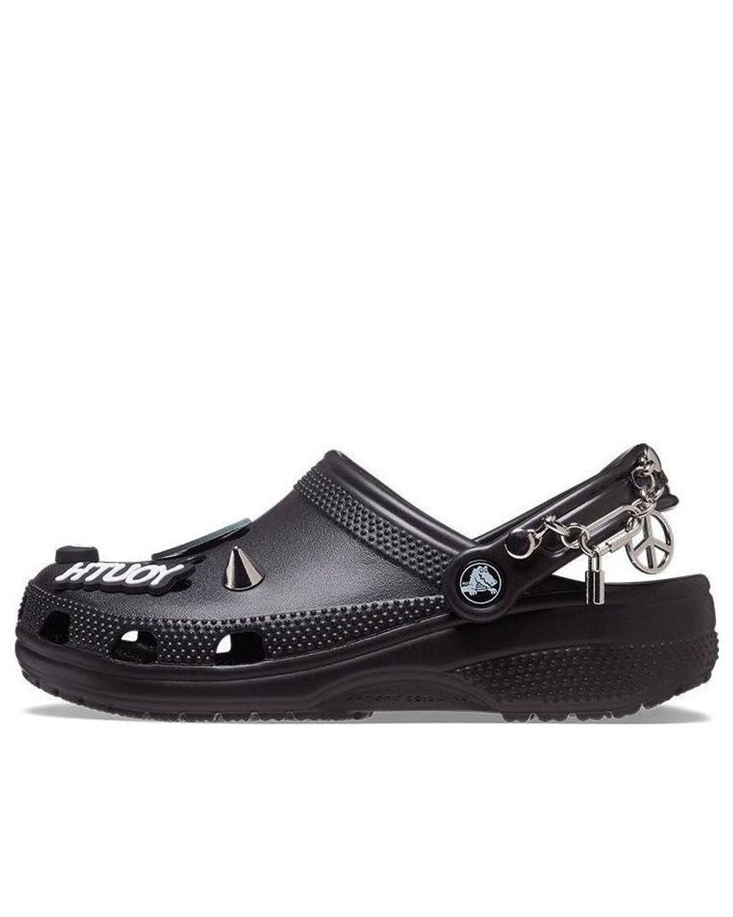 CROCSTM Black Classic Feel The Positivity Casual Sandals