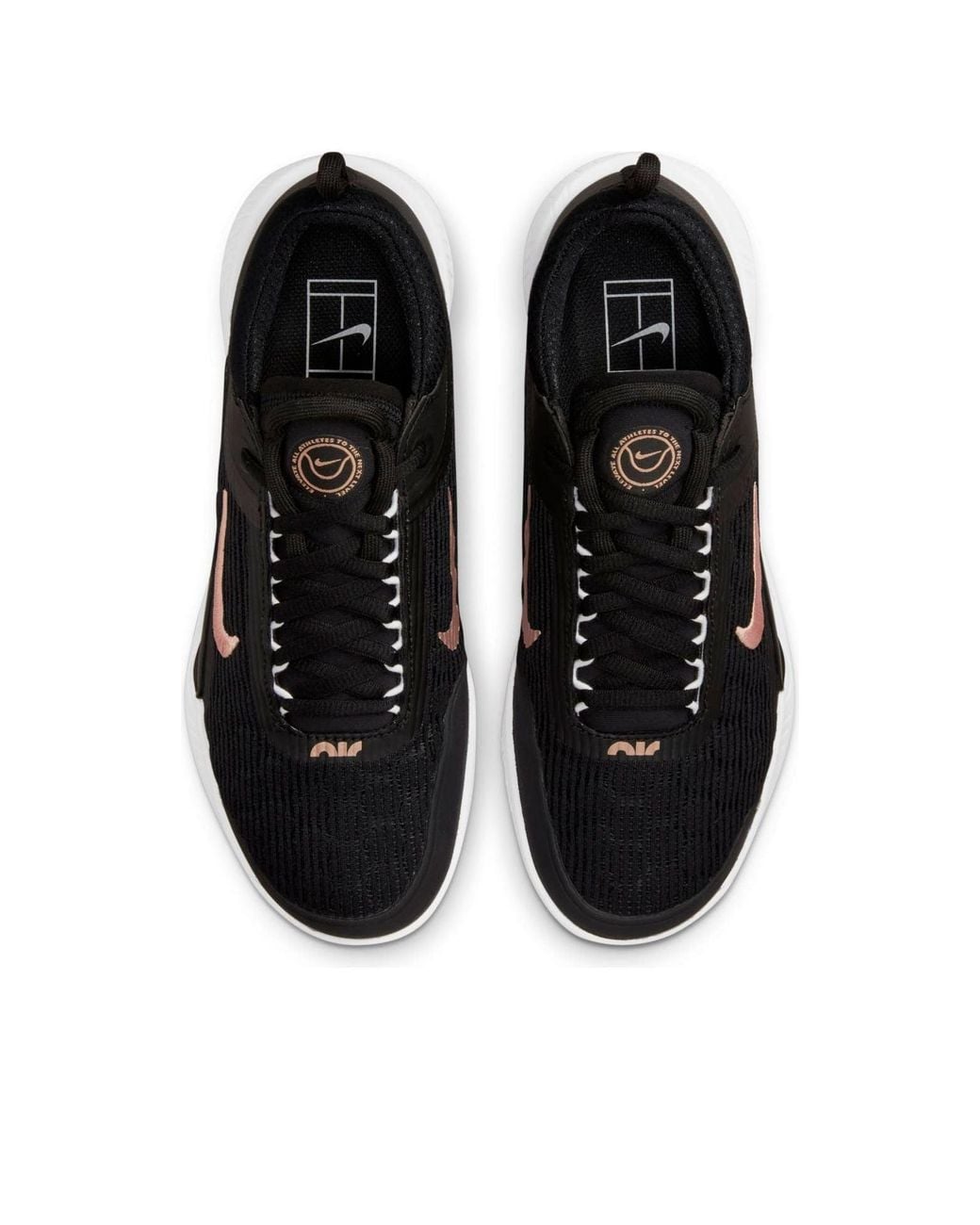 Nike Black (Wmns) Court Zoom Nxt Metallic Bronze'