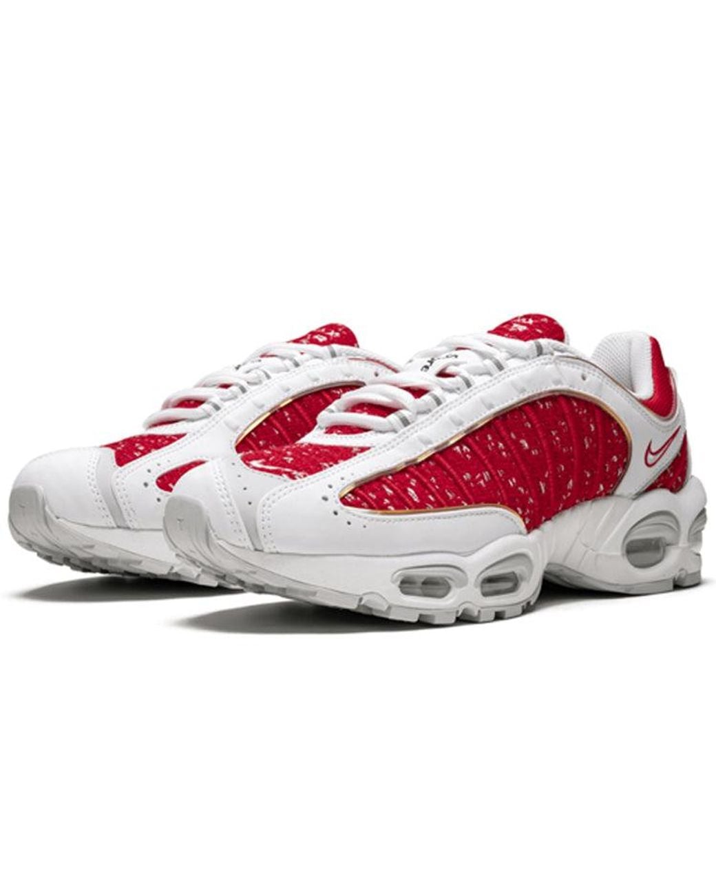 Nike Red X Supreme Air Max Tailwind 4 'University' for men
