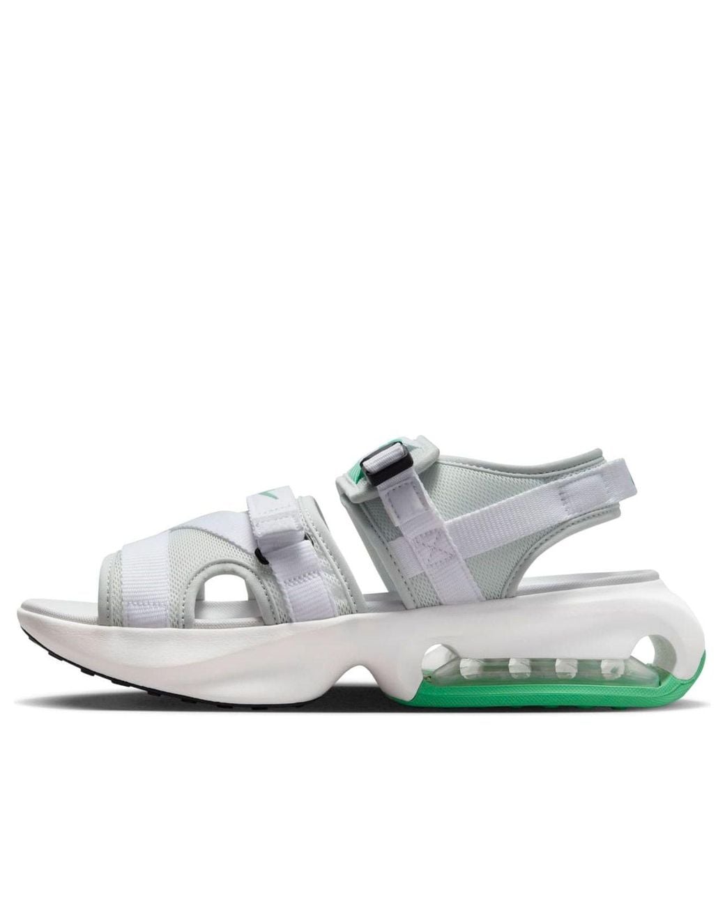 white nike sandals with sunflowers