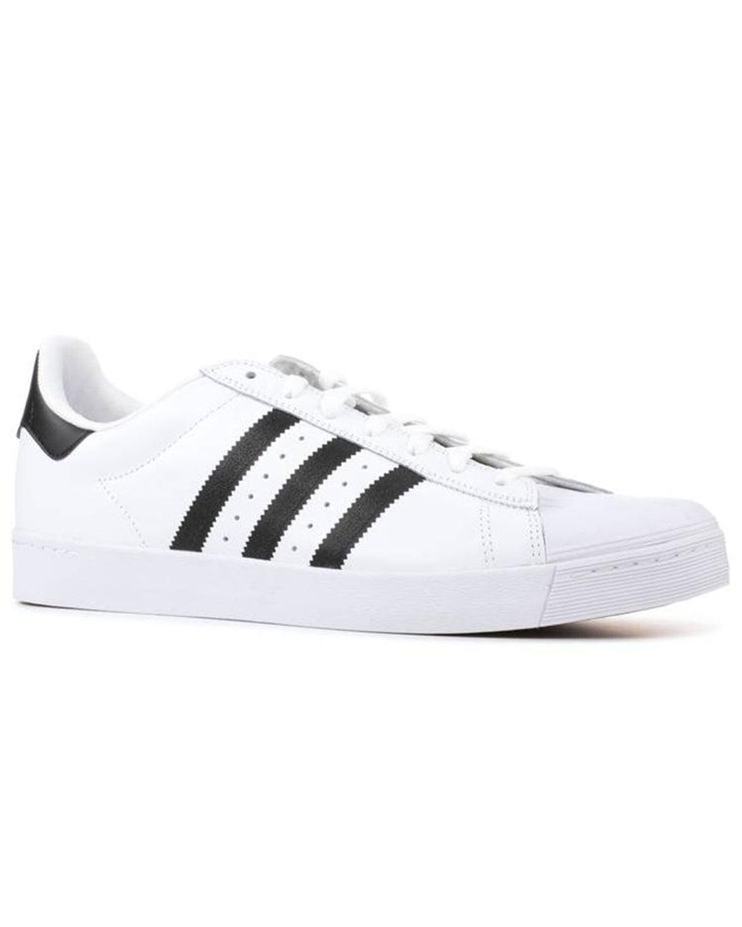 adidas Originals Adidas Superstar Vulc Adv 'white Black' for Men | Lyst