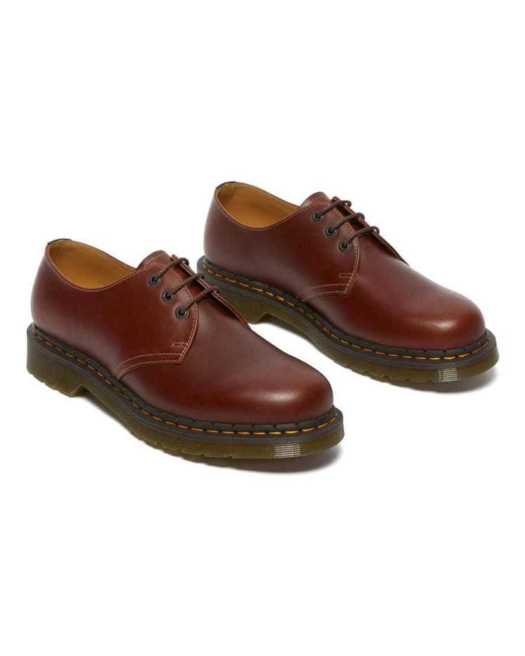Dr. Martens Brown Dr.Martens 1461 Abruzzo Leather Shoes for men