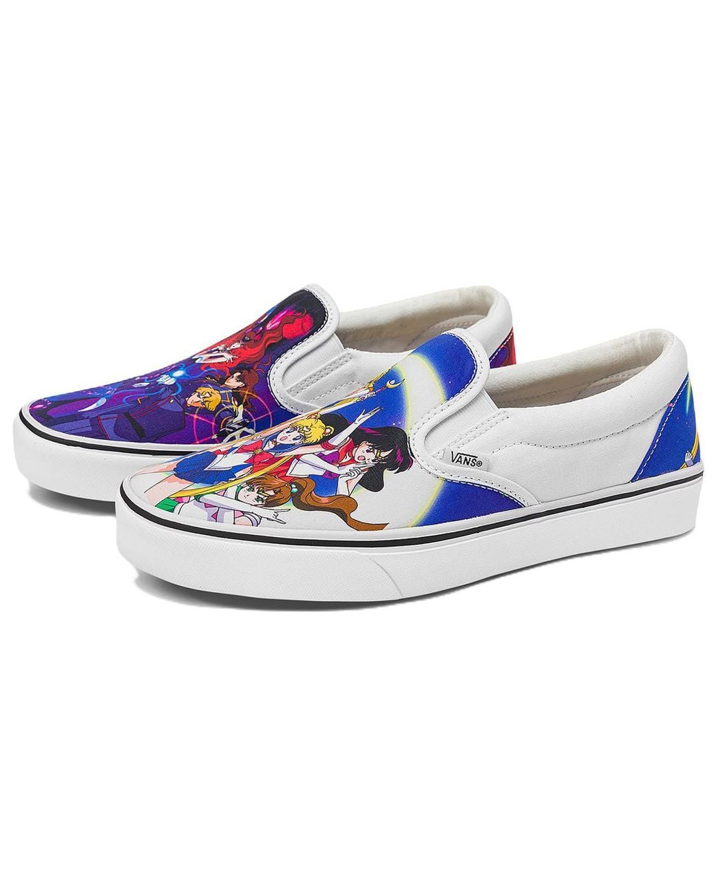 Vans Blue Sailor Moon X Classic Slip-On Comfycush 'Pretty Guardian' for men