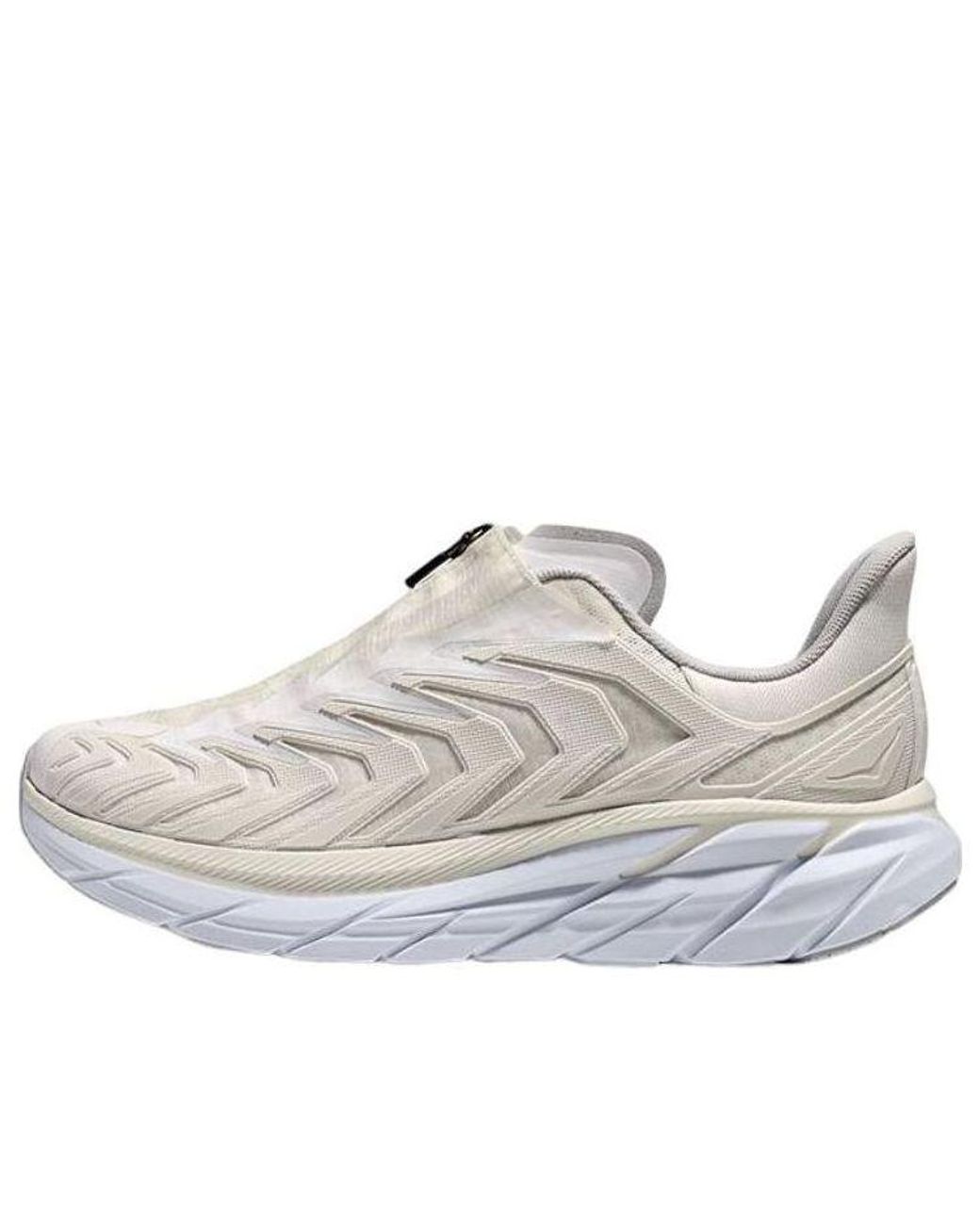 Hoka One One White Project Clifton 'Blanc De Blanc' for men
