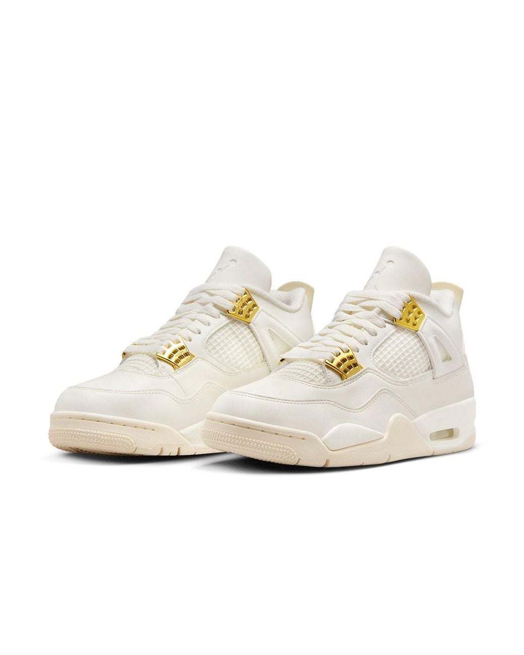 Nike White (Wmns) 4 Retro 'Metallic'