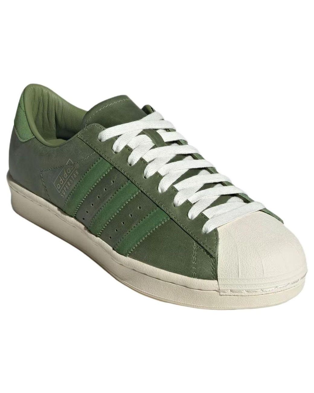 Adidas Green Superstar Vintage 'Crew' for men
