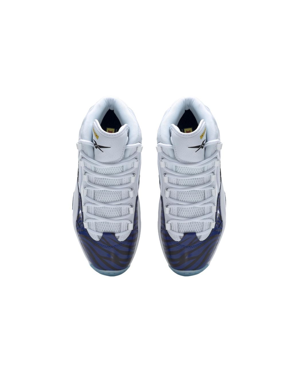 Reebok Blue Question Mid X Panini 'Tiger Prizm' for men